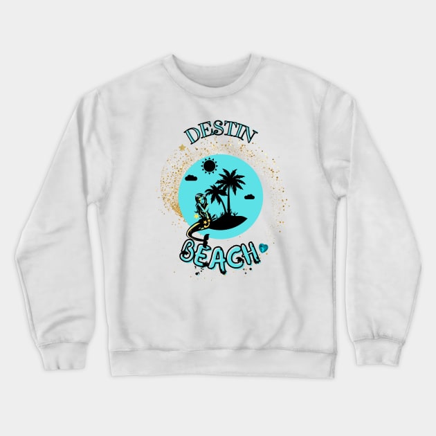 Destin Crewneck Sweatshirt by Once Upon a Find Couture 